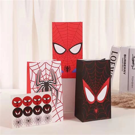 spiderman paper gift bags